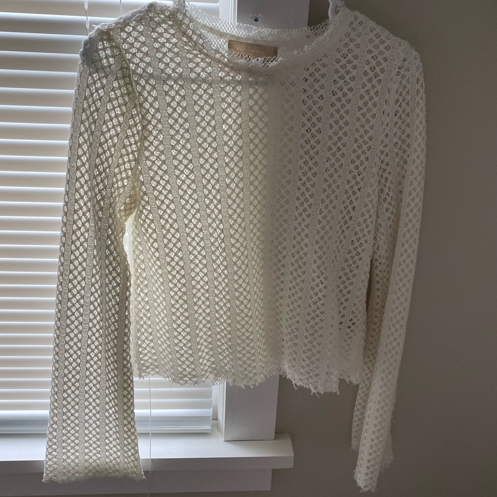 Brand new WHITE LACE TOP